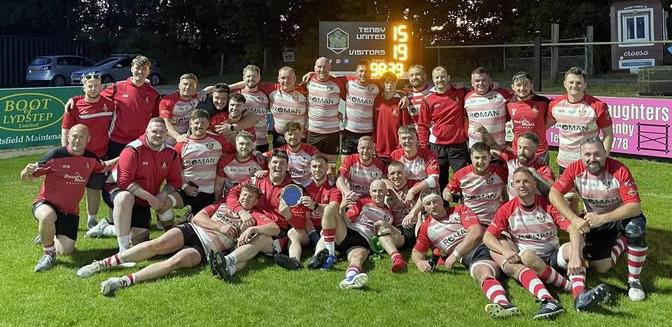 Milford Haven - winners of the Pembrokeshire KO Plate competition